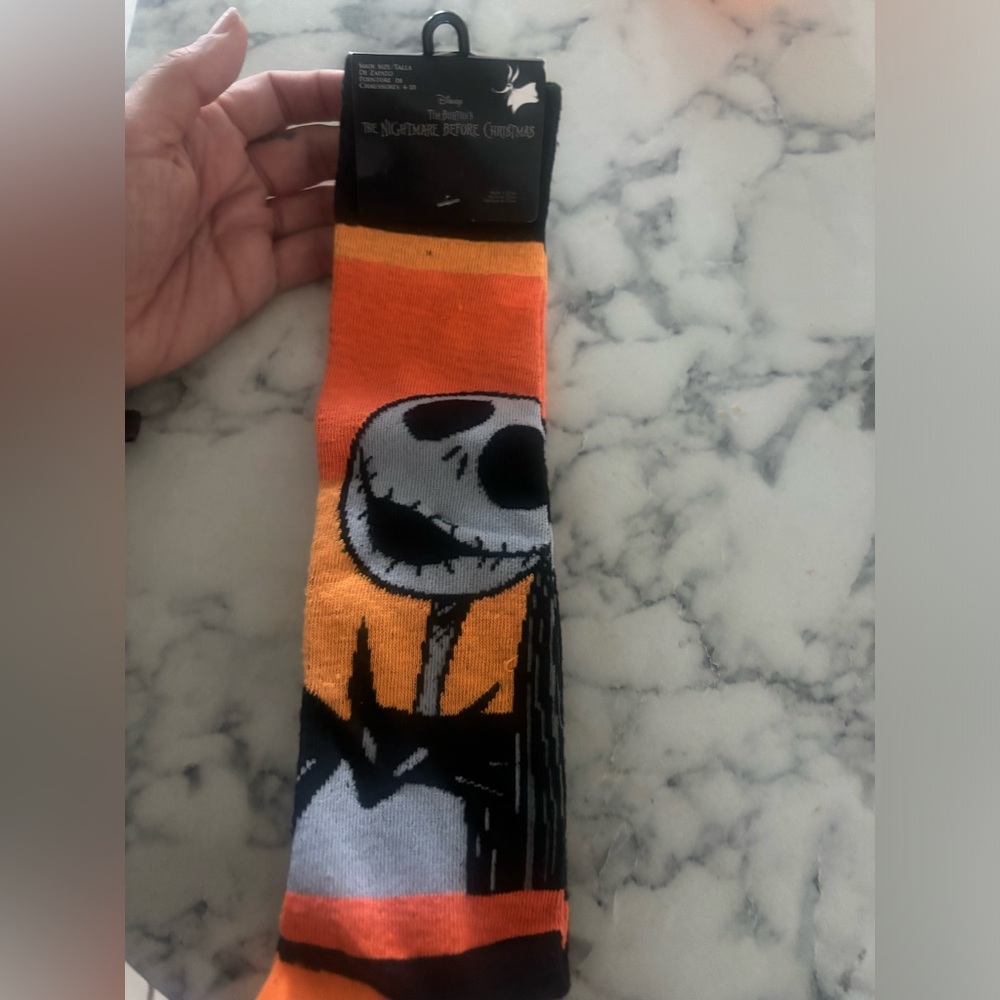 Jack skeleton beautiful socks!